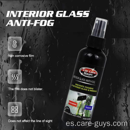 Productos de cuidado de automóviles interiores anti-fog de vidrio para automóvil
